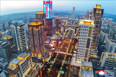 Lễ khánh thành 10.000 căn hộ được xây mới ở Bình Nhưỡng ngày 15-4. Ảnh: KCNA/TTXVN