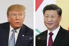 Tổng thống Mỹ Donald Trump (trái) và Chủ tịch Trung Quốc Tập Cận Bình. Ảnh: Kyodo/TTXVN