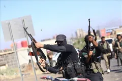 Lực lượng an ninh Syria được triển khai tại tỉnh Sweida ngày 15/7/2025. Ảnh minh họa: THX/TTXVN