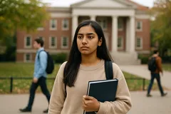 Du học sinh tại Mỹ. Ảnh minh họa: AI