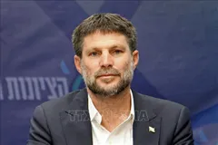 Bộ trưởng Tài chính Israel Bezalel Smotrich trong phiên họp Quốc hội ở Jerusalem, ngày 20-3-2023. Ảnh: TTXVN