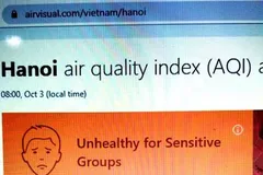 Sáng nay, Hà Nội bớt ô nhiễm, bụi mịn PM 2.5 giảm