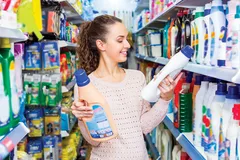 Các sản phẩm của P&G chiếm lĩnh hầu hết thị phần tại các siêu thị.
