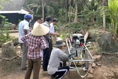 Bến Tre thả ong ký sinh diệt sâu hại dừa