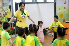 Từ tháng 2-2022, trẻ mầm non đến trường tự nguyện