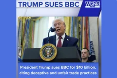 Ông Trump chính thức kiện BBC, đòi bồi thường 10 tỷ USD