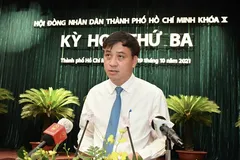 Phó Chủ tịch UBND TPHCM Lê Hòa Bình cho biết một trong những nhiệm vụ trong tâm của TP là giải quyết dứt điểm những tồn tại liên quan đến KĐT Thủ Thiêm. Ảnh: Việt Dũng