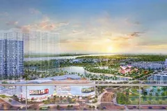 Tầm view rực rỡ từ ban công căn hộ toà tháp hoa hậu GH1 – GH6