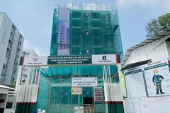 Cất nóc block C nhà ở xã hội Ehomes Nam Sài Gòn