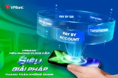 VPBank sở hữu đa dạng các hình thức thanh toán một chạm