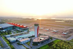 Sân bay quốc tế Vân Đồn do nhà đầu tư tư nhân xây dựng tại tỉnh Quảng Ninh - Ảnh: Tuổi Trẻ