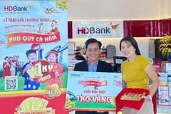 Giải Đặc biệt trị giá 1 ký vàng SJC đã được HDBank trao đến khách hàng Nguyễn Thanh Lộc (TPHCM)