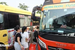 Lượng khách đi lại tại các bến xe Hà Nội tăng 350% dịp nghỉ lễ 2-9