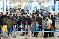 Sân bay Nội Bài đón hơn 25 triệu lượt khách, phục vụ các đợt cao điểm A50, A80