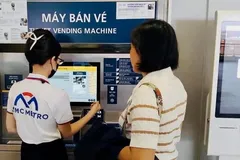 11 nhà ga tuyến metro số 1 ngừng các quầy bán vé giấy