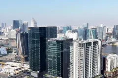 Trung tâm Tài chính quốc tế tại Thành phố Hồ Chí Minh dự kiến hoạt động cuối năm nay. (Ảnh: Hồng Đạt/TTXVN) 