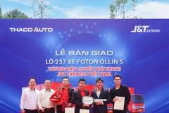 THACO AUTO bàn giao lô 237 xe tải Foton Ollin