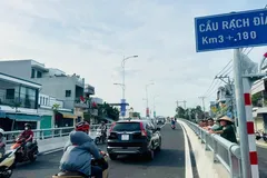 Cầu Rạch Đỉa nối quận 7 và Nhà Bè chính thức thông xe