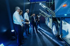 Thaco Auto xuất khẩu xe bus cao cấp sang Thái Lan