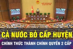 18 GIỜ HÔM NAY: Từ ngày 1-7, chính thức chuyển sang mô hình chính quyền 2 cấp
