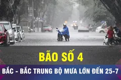 18 GIỜ HÔM NAY: Bắc và Bắc Trung bộ mưa to đến ngày 25-7