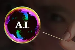 Bitcoin như đèn cảnh báo 'bong bóng' AI