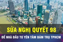 18 GIỜ NGÀY 3-12: Trình Quốc hội dự thảo sửa đổi, bổ sung Nghị quyết 98