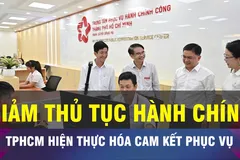 18 GIỜ NGÀY 30-12: TPHCM hiện thực hóa nền hành chính phục vụ