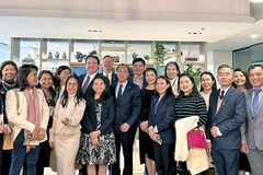 Đoàn doanh nghiệp Việt Nam tham dự Hội nghị Thượng đỉnh đầu tư tại Hoa Kỳ lần thứ 10 diễn ra vào năm 2024. Ảnh: BTC