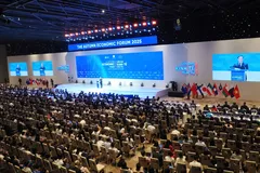 Diễn đàn Kinh tế mùa thu 2025 chính thức khai mạc sáng 26-11. Ảnh: HOÀNG HÙNG