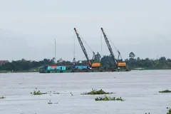 Chuyển các mỏ cát phục vụ Vành đai 3 sang các dự án tại địa phương