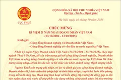 Cục trưởng Cục Thuế chúc mừng Ngày Doanh nhân Việt Nam