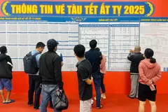 Ngành đường sắt bán được 62.000 vé tàu Tết 2025 