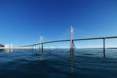 Phối cảnh cầu Cần Giờ