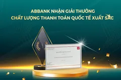 Giải thưởng “Chất lượng Thanh toán Quốc tế Xuất sắc” do Ngân hàng Wells Fargo trao tặng, ghi nhận những thành tích nổi bật của ABBANK trong việc duy trì tỷ lệ điện thanh toán đạt chuẩn cao trong giai đoạn 2023 – 2024.