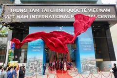 Nghi thức khánh thành VIFC-HCMC. Ảnh: Hoàng Hùng. 