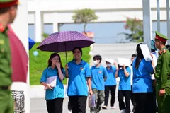 Thí sinh Tuyên Quang tham dự kỳ thi lại vào ngày 14, 15-8. Ảnh: ĐỖ TRUNG