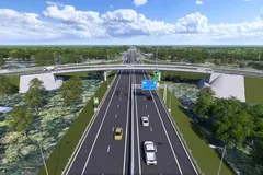 Phối cảnh đường Vành đai 4 TPHCM. Ảnh: Sở Xây dựng TPHCM