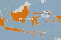 Địa điểm xảy ra động đất tại Indonesia. Ảnh: Al Jazeera