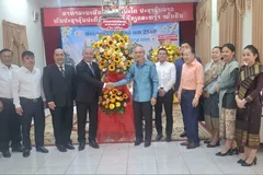HCMC Vietnam–Laos Friendship Association visits Lao Consulate for Bunpimay 