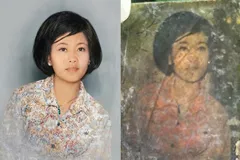 Phục dựng bức chân dung phụ nữ được tìm thấy trong phần mộ liệt sĩ ở Quảng Ngãi