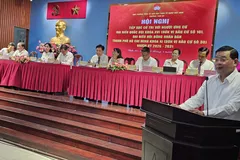 Giám đốc Sở NN-MT Nguyễn Toàn Thắng phát biểu Chương trình hành động của mình. Ảnh: Đỗ Trà Giang