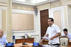 Chủ tịch UBND Nguyễn Văn Được phát biểu tại cuộc họp