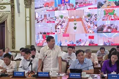Giám đốc Nguyễn Toàn Thắng phát biểu