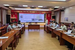 Ông Nguyễn Toàn Thắng cùng các thành viên Tổ Công tác 1645 xem xét, tháo gỡ vướng các dự án chiều 1-10