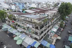 Một chung cư cũ tại TPHCM