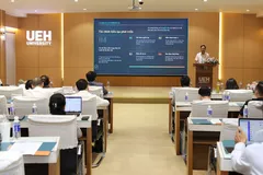 Hội thảo diễn ra tại Đại học Kinh tế TPHCM sáng 29-5