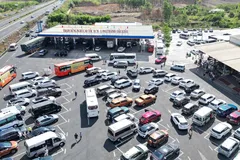 Trạm dừng nghỉ trên tuyến đường cao tốc TPHCM - Long Thành - Dầu Giây. Ảnh: DMS