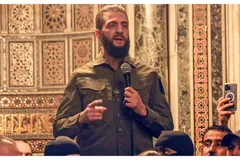 Abu Mohammed al-Golani phát biểu ngày 8/12/2024.