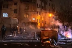 Người dân Iran trong một cuộc biểu tình ở Tehran. Ảnh: Middle East Images